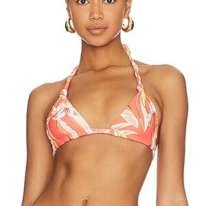 MIKOH Suzu Bikini Top in Bora Bora Size XS
